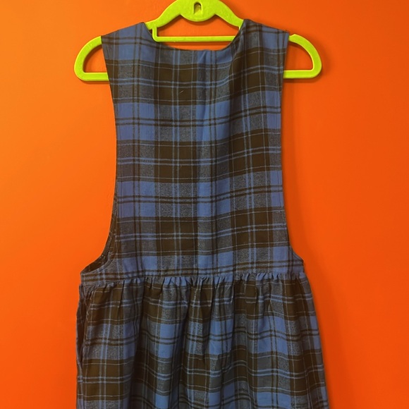 women’s S/M jumper/romper dress looks like pendleton. Preppy, Goth, or Punk it! - Picture 4 of 4
